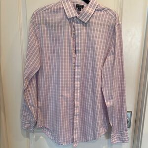 J. Crew men’s  Purple Checkered Shirt